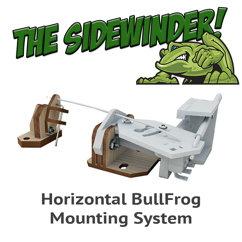 SideWinder Horizontal Mount for BullFrog Switch Machines